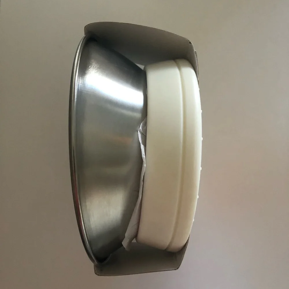Stainless Steel Dog Food Bowl With Separate Non-Skid Base
